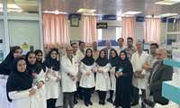 مراسم تجلیل از همکاران محترم آزمایشگاه مرکز آموزشی درمانی نقوی به مناسبت روز علوم آزمایشگاهی